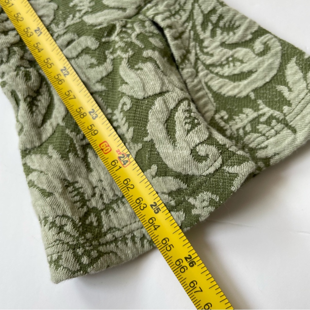 Anthropologie Jacquard Coquette Top Small Bow Boho Prairie Bell Puff Sleeve - Picture 14 of 15